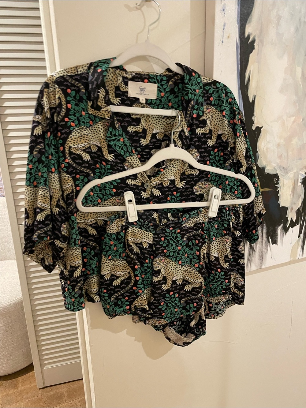 Printfresh ECO SATIN sweet dreams pj set xs